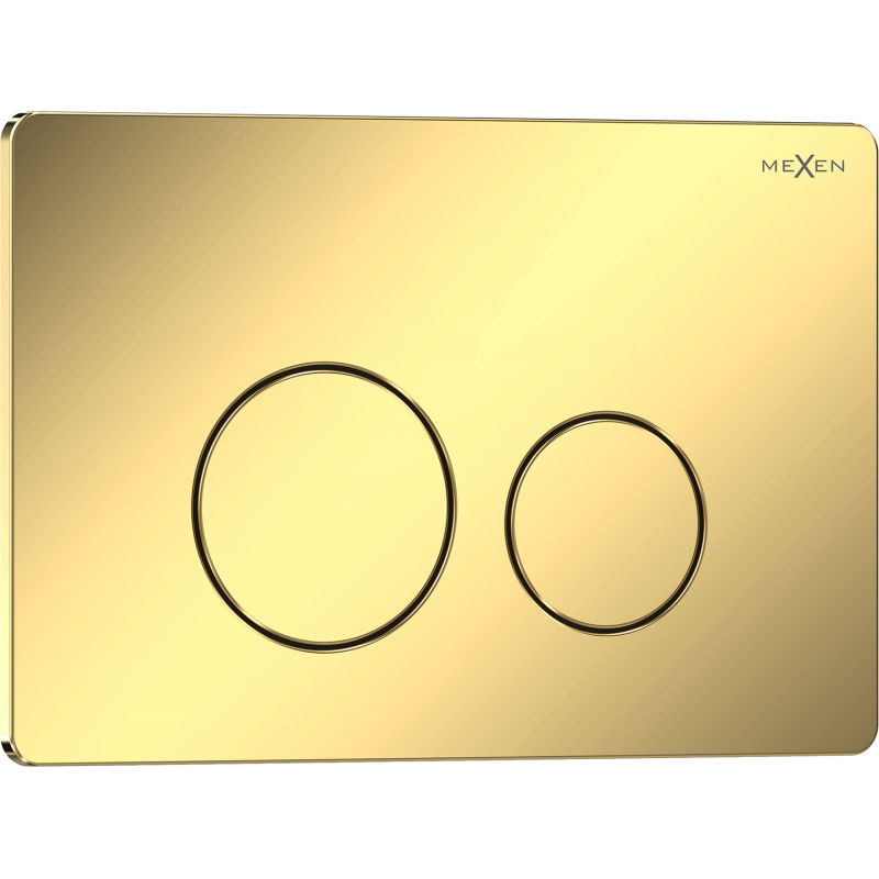 Mexen Tex 06 botón de descarga acero inoxidable, dorado champán brillante - 6106-08