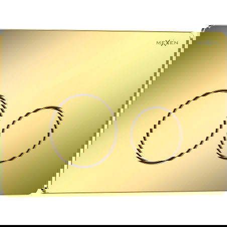 Mexen Tex 06 pulsante di risciacquo acciaio inossidabile, oro champagne lucido - 6106-08