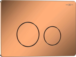 Mexen Tex 06 pulēšanas poga no nerūsējošā tērauda, rozā zelts spīdīgs - 6106-09