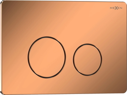 Mexen Tex 06 spullknapp aus Edelstol, rose Gold glänzend - 6106-09