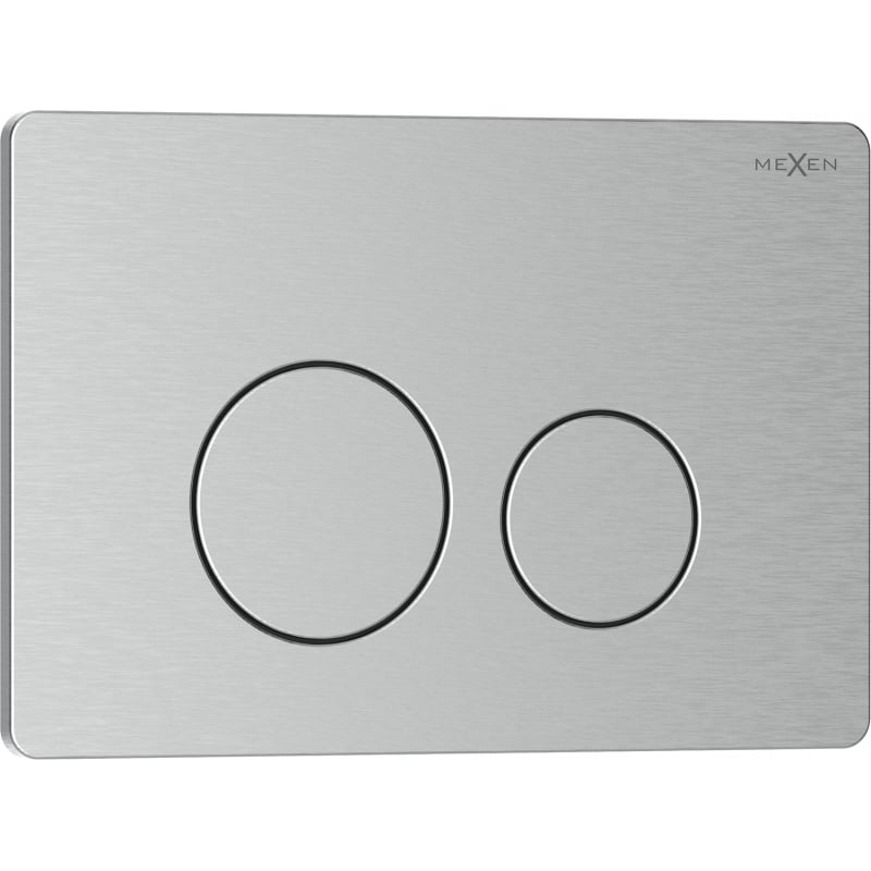 Mexen Tex 06 spoelknop roestvrij staal, inox - 6106-10