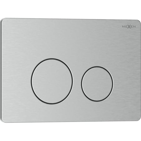 Mexen Tex 06 spoelknop roestvrij staal, inox - 6106-10