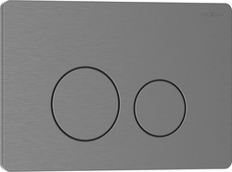 Mexen Tex 06 flush button stainless steel, brushed gun grey - 6106-12