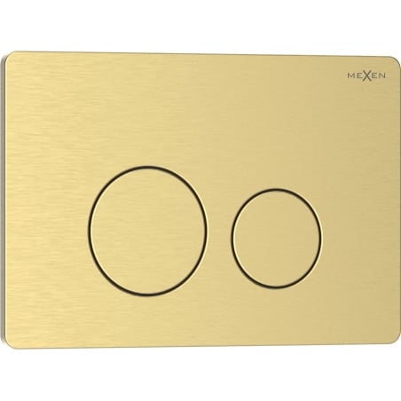 Mexen Tex 06 flush button stainless steel, brushed gold - 6106-11