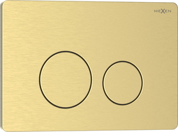 Mexen Tex 06 noskalošana poga z nerūsējošā tērauda, birstīts zeltīts - 6106-11