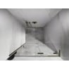 Mexen Lunar L porte de douche pivotante droite 120 cm, transparent, dorée - 834L-120-000-50-00-P