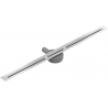 Mexen Flat 360° Super Slim Drehbarer Linearablauf 90 cm, Inox - 1051090