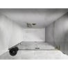 Mexen Lunar L puertas de ducha abatibles derechas 135 cm, transparentes, doradas - 834L-135-000-50-00-P