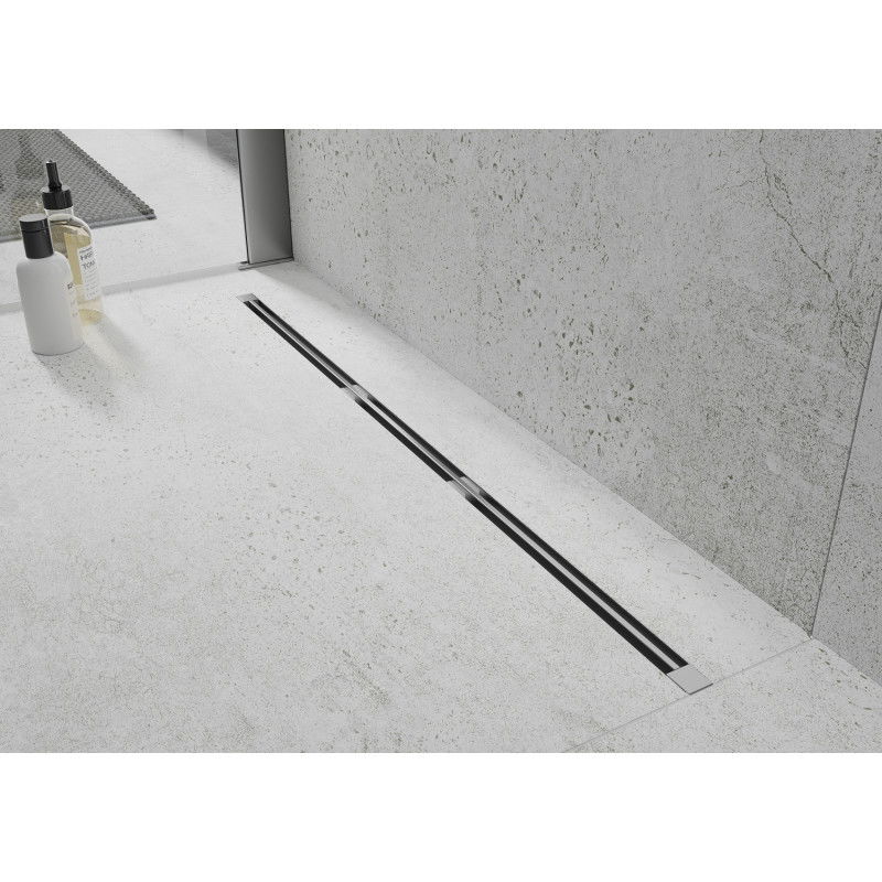 Mexen Flat 360° Super Slim linearer Drehabfluss 110 cm, Inox - 1051110