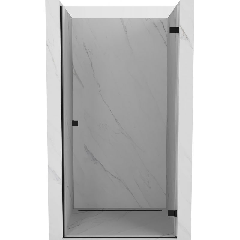 Mexen Lunar-B Duschdrehtür rechts 70 cm, transparent, schwarz - 832-070-000-70-00-P