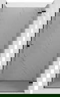 Mexen Lunar-B douchedeur naar buiten openend rechts 90 cm, transparant, zwart - 832-090-000-70-00-P