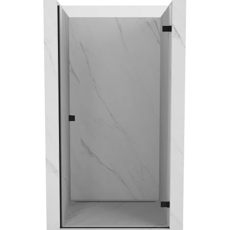 Mexen Lunar-B drzwi prysznicowe uchylne prawe 95 cm, transparent, czarne - 832-095-000-70-00-P