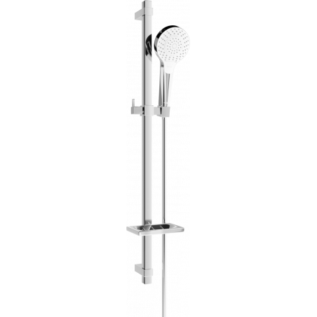 Mexen DQ05 conjunto de chuveiro deslizante, cromado - 785054581-00