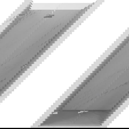 Mexen Lunar-F opvouwbare douchedeur links 85 cm, transparant, chroom - 836-085-000-01-00-L