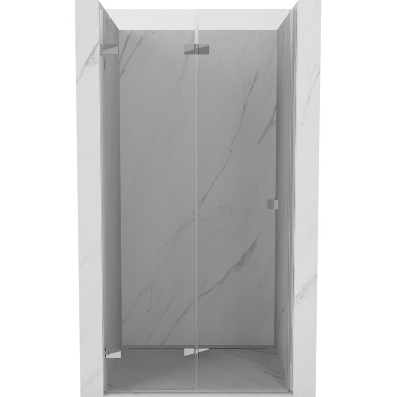 Mexen Lunar-F Duschfaltür links 100 cm, transparent, Chrom - 836-100-000-01-00-L