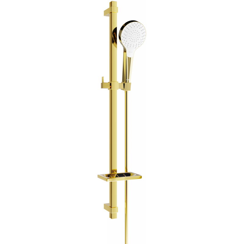 Mexen DQ05 adjustable shower set, gold - 785054581-50