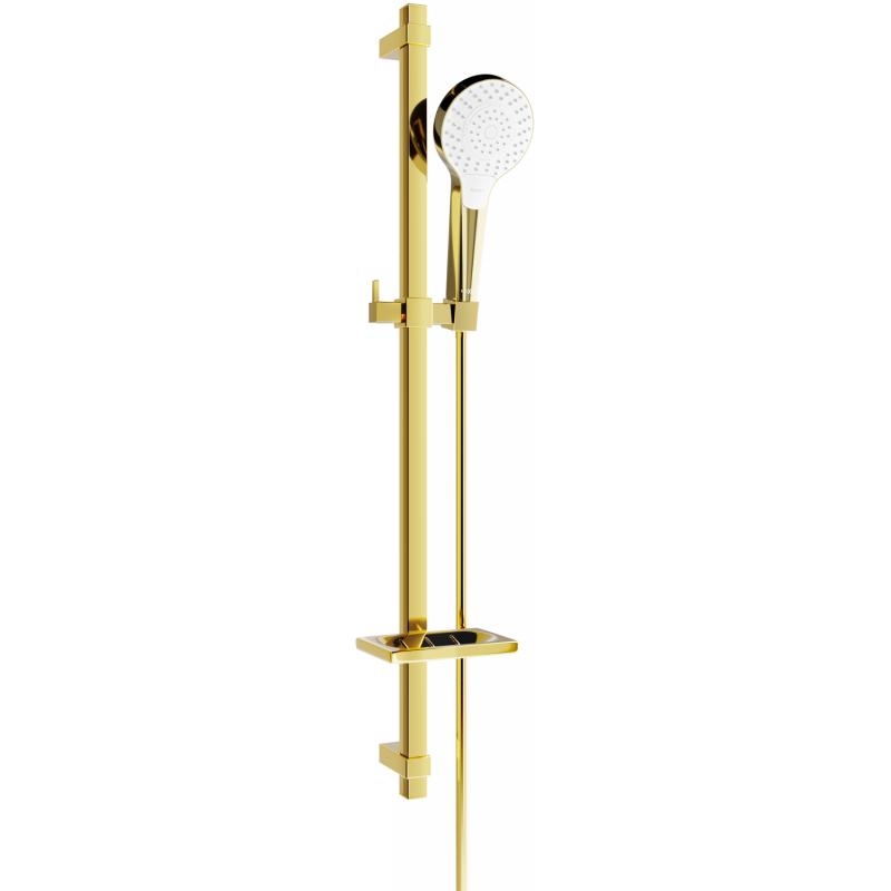 Mexen DQ05 conjunto de duche deslizante, dourado - 785054581-50