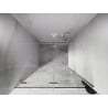 Mexen Lunar-F porte de douche pliante gauche 80 cm, transparent, blanc - 836-080-000-20-00-L