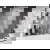 Mexen Lunar-F vouwdeur douche links 80 cm, transparant, wit - 836-080-000-20-00-L