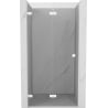 Mexen Lunar-F porte de douche pliante gauche 85 cm, transparent, blanc - 836-085-000-20-00-L