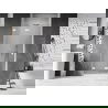Mexen Lunar-F opvouwbare douchedeur links 85 cm, transparant, wit - 836-085-000-20-00-L