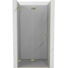 Mexen Lunar-F porte de douche pliantes gauche 90 cm, transparentes, dorées - 836-090-000-50-00-L