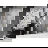 Mexen Lunar-F vouwwand douchedeur links 90 cm, transparant, goud - 836-090-000-50-00-L