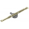 Mexen Flat 360° Super Slim caniveau linéaire pivotant 50 cm, doré - 1551050