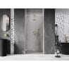 Mexen Lunar-F porte de douche pliable gauche 80 cm, transparent, doré brossé - 836-080-000-55-00-L