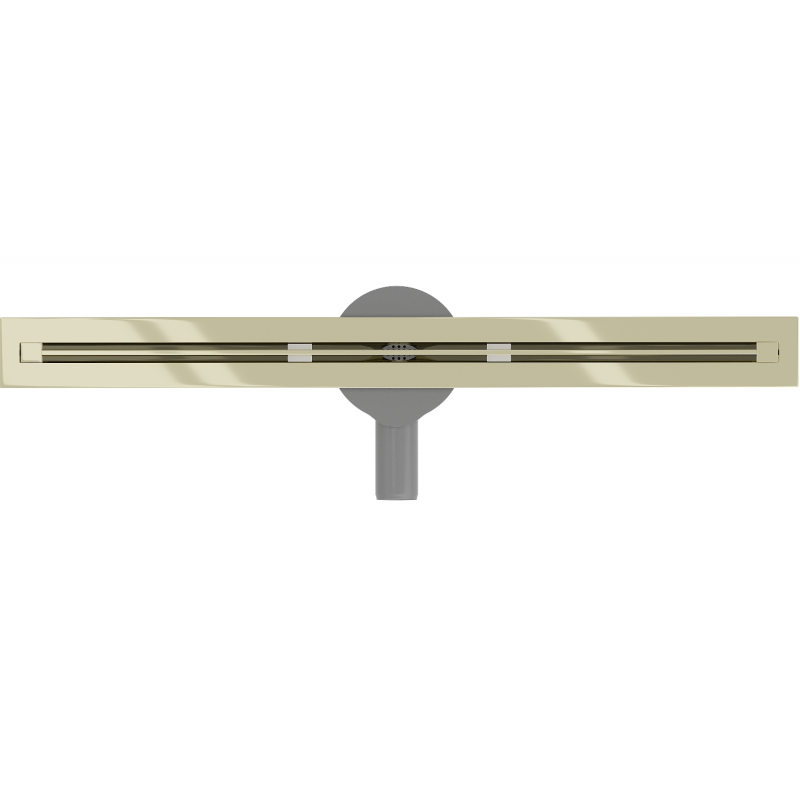 Mexen Flat 360° Super Slim drain linéaire pivotant 60 cm, doré - 1551060