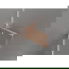 Mexen Lunar-F opvouwbare douchedeur links 65 cm, transparant, geborsteld koper - 836-065-000-65-00-L
