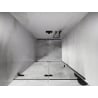 Mexen Lunar-F faltbare Duschkabine links 90 cm, transparent, gun grey gebürstet - 836-090-000-66-00-L