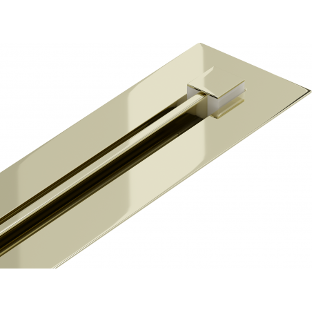 Mexen Flat 360° Super Slim drain linéaire pivotant 140 cm, doré - 1551140