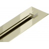 Mexen Flat 360° Super Slim swivel linear drain 150 cm, Gold - 1551150