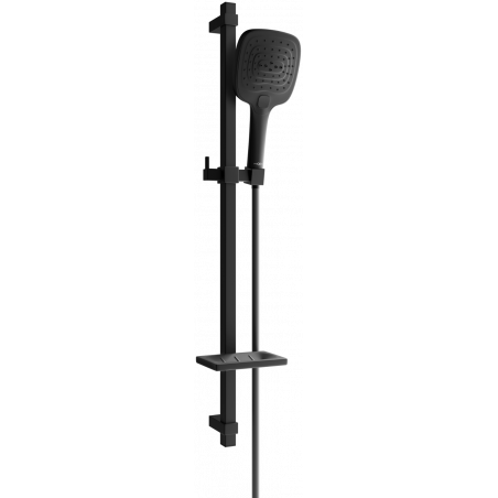 Mexen DQ17 sliding shower set, black - 785174581-70