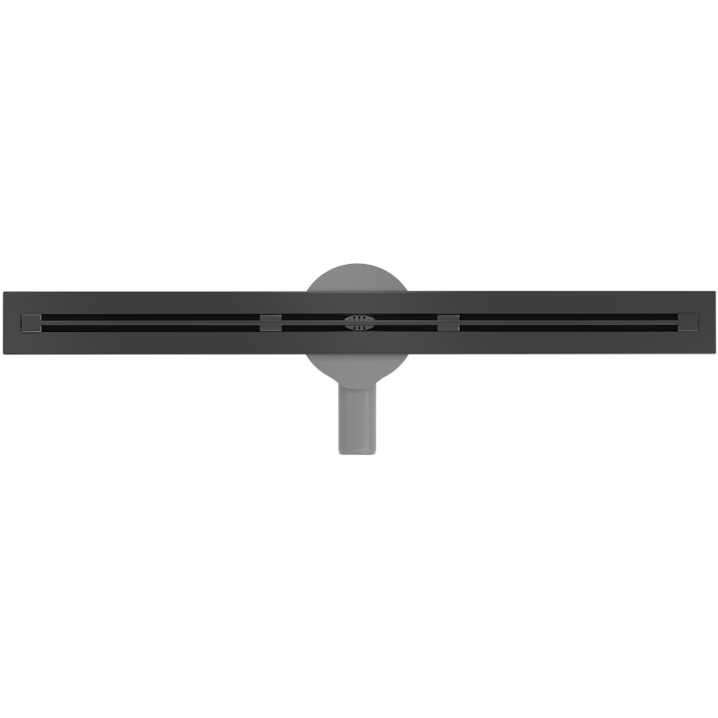 Mexen Flat 360° Super Slim swivel linear drain 50 cm, Black - 1751050