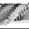 Mexen Lunar-F opvouwbare douchedeur links 60 cm, transparant, geborsteld nikkel - 836-060-000-97-00-L
