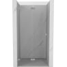 Mexen Lunar-F folding shower door left 75 cm, transparent, brushed nickel - 836-075-000-97-00-L