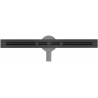 Mexen Flat 360° Super Slim swivel linear drain 60 cm, Black - 1751060