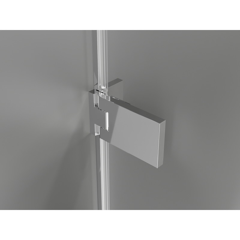 Mexen Lunar-F kokkupandav duššiuks, parem 60 cm, läbipaistev, kroom - 836-060-000-01-00-P