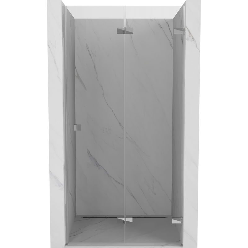 Mexen Lunar-F Faltbare Duschabtrennung rechts 80 cm, transparent, Chrom - 836-080-000-01-00-P