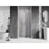 Mexen Lunar-F faltbare Duschabtrennung rechts 85 cm, transparent, Chrom - 836-085-000-01-00-P