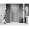 Mexen Lunar-F kokkupandavad dušiuksed parempoolsed 85 cm, läbipaistev, kroom - 836-085-000-01-00-P