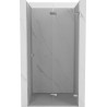Mexen Lunar-F kokkupandavad dušiuksed parempoolsed 90 cm, läbipaistev, kroom - 836-090-000-01-00-P