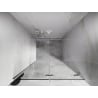 Mexen Lunar-F porte de douche pliante droite 65 cm, transparent, blanc - 836-065-000-20-00-P