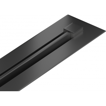 Mexen Flat 360° Slim Ralo Linear Giratório Flat 360° Super Slim 130 cm, preto - 1751130