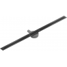 Mexen Flat 360° Super Slim linearer Duschablauf 130 cm, Schwarz - 1751130