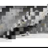 Mexen Lunar-F vouwdeuren voor douche rechts 80 cm, transparant, goud - 836-080-000-50-00-P