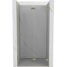 Mexen Lunar-F drzwi prysznicowe składane prawe 90 cm, transparent, złote - 836-090-000-50-00-P