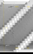 Mexen Lunar-F inklapbare douchedeur rechts 90 cm, transparant, goud - 836-090-000-50-00-P